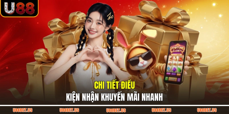 Chi tiết điều kiện nhận khuyến mãi nhanh