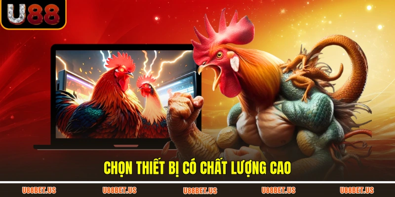Chọn thiết bị có chất lượng cao