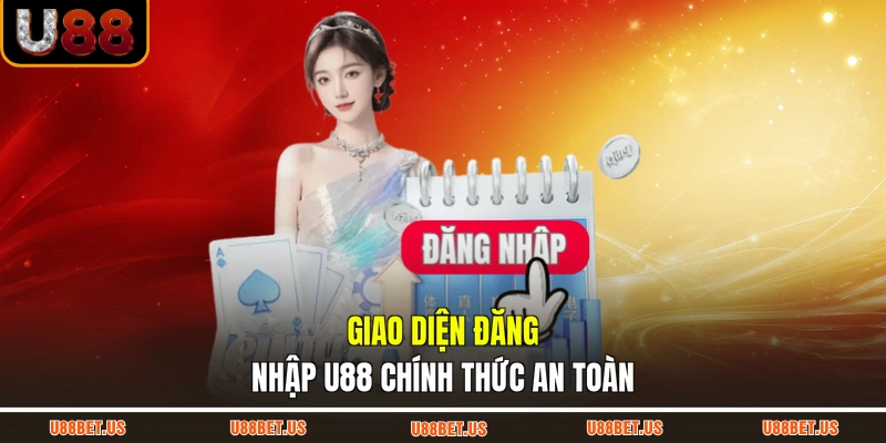 Giao diện Đăng nhập U88 chính thức an toàn