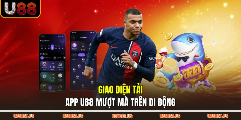 Giao diện tải app U88 mượt mà trên di động
