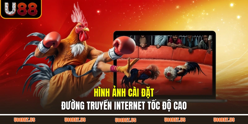 Hình ảnh cài đặt đường truyền internet tốc độ cao