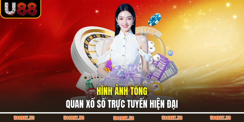 Hình ảnh tổng quan xổ số trực tuyến hiện đại