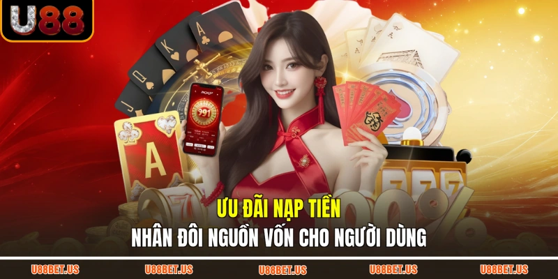 Ưu đãi nạp tiền nhân đôi nguồn vốn cho người dùng
